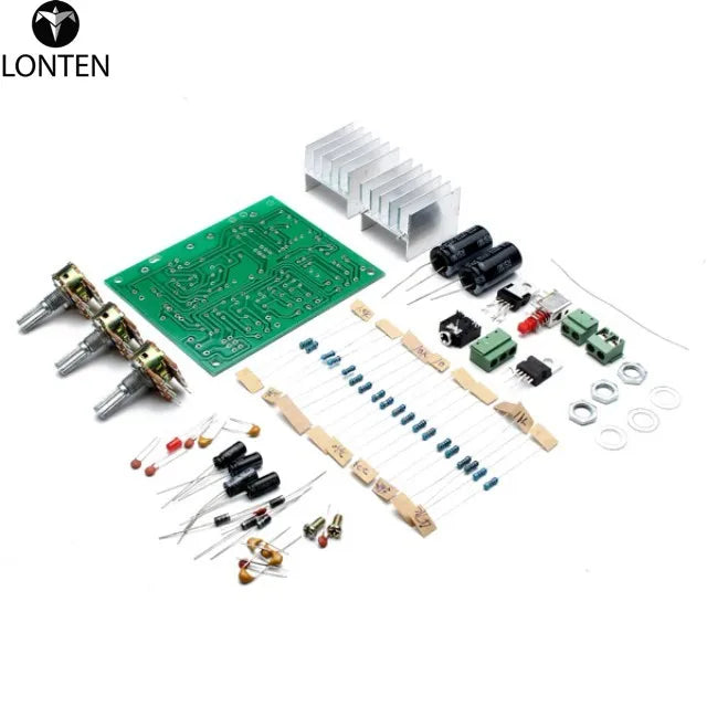 Custom Lonten  1Pcs 12V 30W DIY TDA2030A Dual Track Power Amplifier Board Kit module Manufacturer