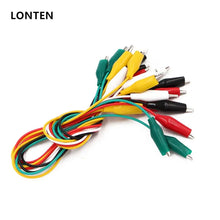 Load image into Gallery viewer, Custom Lonten 10pcs/lot 50cm Double-ended Clips Cable Alligator Testing Probe Lead Wire Manufacturer
