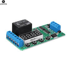 Load image into Gallery viewer, Custom Lonten Dual Channel 12V 5A Digital Tube DPDT Multi-function Time Delay Relay Timer Switch Module Manufacturer
