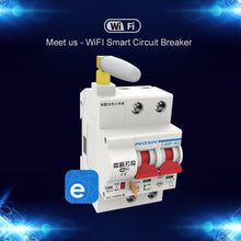 Load image into Gallery viewer, Custom Lonten Smart Home WiFi Switch Light 2P 32A/80A/100A Circuit Breaker IoT Switch App Ewelink Remote Control Work With Alexa Google Manufacturer
