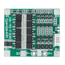 Load image into Gallery viewer, Custom 4S 30A 14.8V Li-ion Lithium 18650 Battery BMS Packs PCB Protection Board Balance Integrated Circuits 45x56mm Manufacturer
