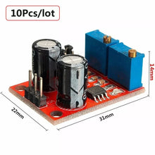 Load image into Gallery viewer, Custom 10Pcs/lot NE555 Pulse Frequency Duty Cycle Adjustable Module Square Wave Signal Generator 31x22mm Manufacturer
