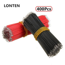 Load image into Gallery viewer, Custom Lonten 400pcs 2Color Assorted Kit Motherboard Breadboard Jumper Cable Wires Tinned 6cm 26AWG Manufacturer
