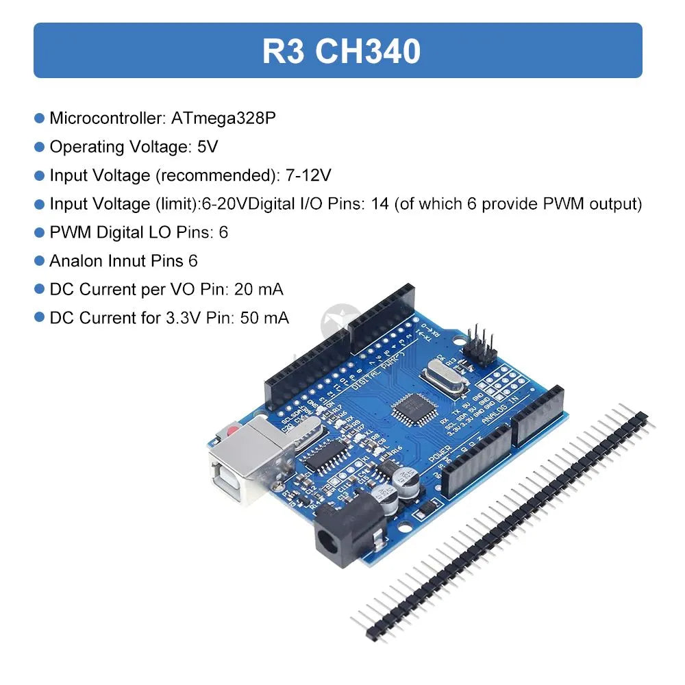 Arduino UNO R3 Kit Compatible with Arduino IDE – BitWare Starter Kit –  حقيبة الآردوينو المتوسطة – BitWare Store