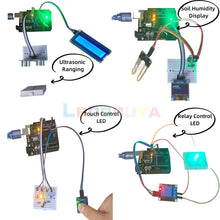 Load image into Gallery viewer, Lrobruya Sensor Module Starter Kit for Arduino Uno Set R3 ,0.96&quot; OLED 1602 LCD Display with Tutorial LTARK-25
