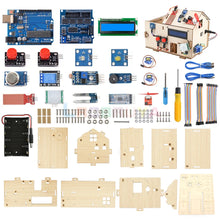 Load image into Gallery viewer, Lrobruya Smart Home Kit for Arduino Starter Electronic Learning Kit APP Control House DIY Project LTARK-1
