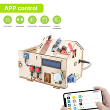 Load image into Gallery viewer, Lonten Smart Home Kit for Arduino Starter Electronic Learning Kit Remote Control House DIY Project with PLUS Board STEM Programming
