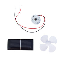 Load image into Gallery viewer, 0.5V/250mA Solar Panel Monocrystalline Silicon DIY Toy With Motor Fan 0.125W Mini Solar Cell Battery Charger DIY Solar Module
