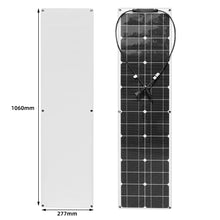 Load image into Gallery viewer, 100 Watt Flexible Solar Panel 12V 100W 50W Monocrystalline Panel Solar System Lightweight Placa Solar For Camping Boat RV Home
