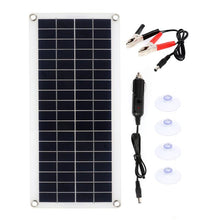 Load image into Gallery viewer, 100W Solar Panel Kit Dual 12V USB With 30A/60A Controller Solar Cells Poly Solar Cells for Car Yacht RV Battery Charger

