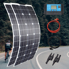 Load image into Gallery viewer, 100w 200w 300w 400w Flexible Solar Panel High Efficiency PWM Controller for RV/Boat/Car/Home 12V/24V Battery Charger
