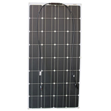 Load image into Gallery viewer, 100w 200w flexible solar panel with 10A/20A solar regulator cable for 12v battery charger home roof
