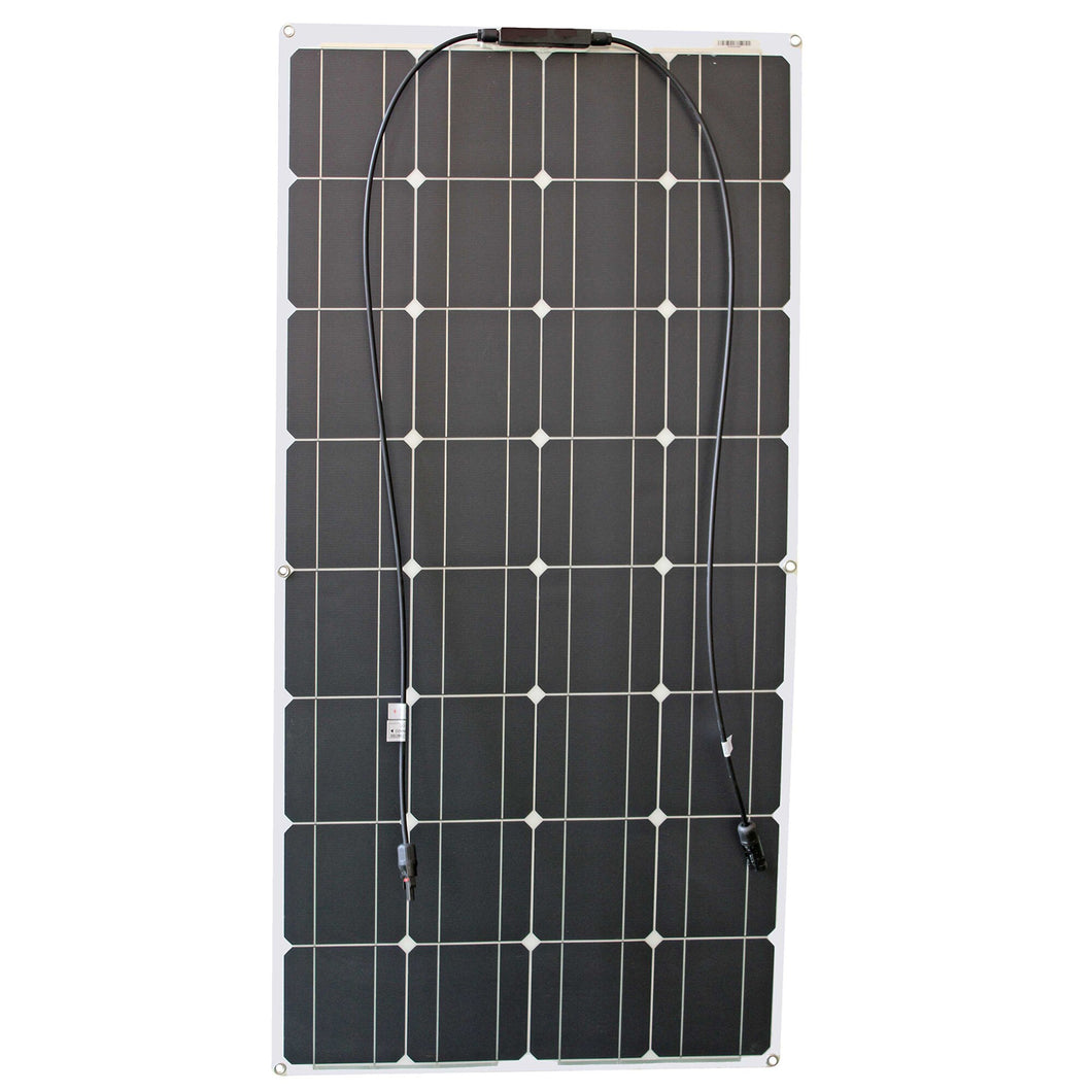 100w 200w flexible solar panel with 10A/20A solar regulator cable for 12v battery charger home roof
