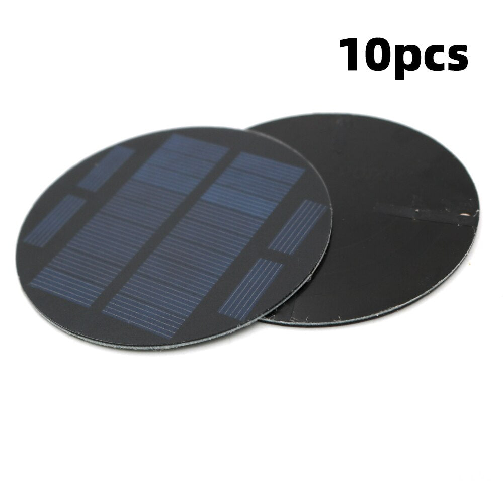 10PCS Solar Panel 4.5V 100mA Polycrystal  Silicon Standard Epoxy DIY Battery Charger Module Power Mini Solar Cell Toy