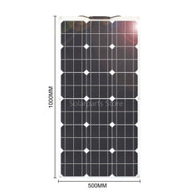 Load image into Gallery viewer, 110V 220V Flexible solar panel 12V 100W 200W 300W high quality solarpanel kit 1000W Inverter applied to roof ships swimming pool
