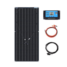 Load image into Gallery viewer, 120W Solar Panel Kit Flexible Monocrystalline PV Module High Efficiency 12V Battery Charge for Home RV Boat Off Grid System
