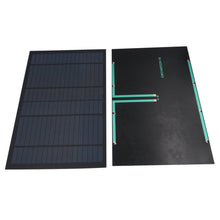 Load image into Gallery viewer, 18V 556mA 10Watt 10W Solar Panel Standard PET polycrystalline Silicon charge for 12V Battery Charge Module Mini Solar Cell
