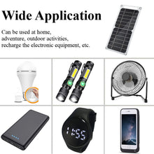 Load image into Gallery viewer, 18W Solar Panel 5V USB Portable Power Outdoor Monocrystalline Silicon Solar Cell Plate Hiking Backpack Traveling Phone Charger
