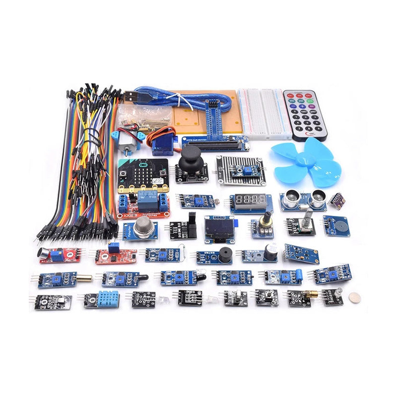Beginner Starter Kit With Tutorial and 41 kinds of components Great Educational kit for BBC with microbit