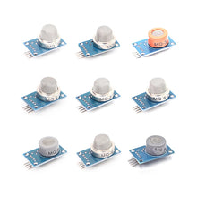 Load image into Gallery viewer, 9pcs/lot Gas Sensor MQ-2 MQ-3 MQ-4 MQ-5 MQ-6 MQ-7 MQ-8 MQ-9 MQ-135 Sensor kit Module
