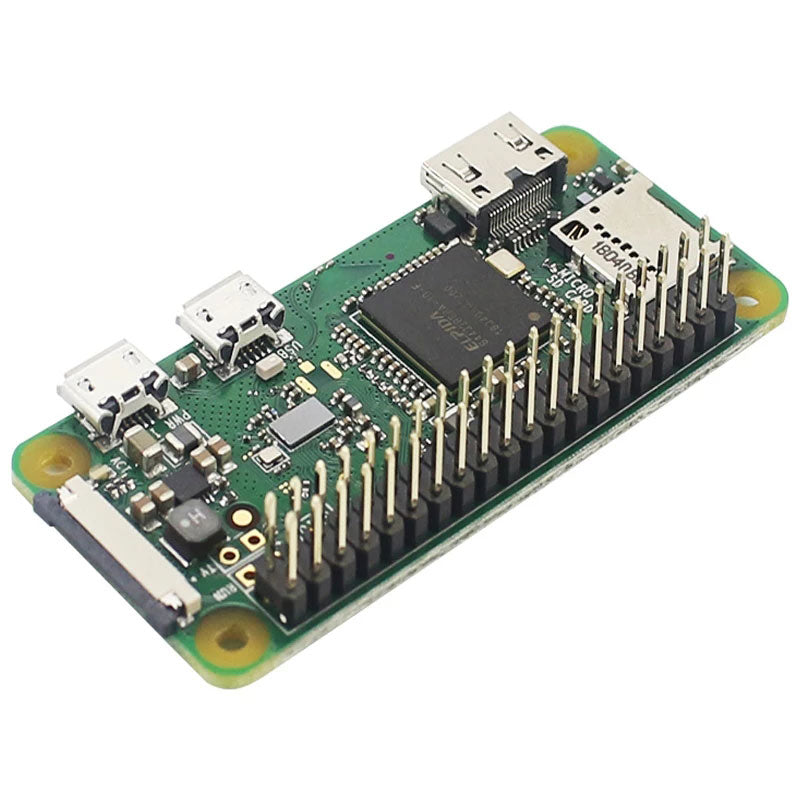 Raspberry Pi Zero WH 1GHz 512Mb RAM Board Build-in Wireless WiFi with 40Pin Pre-Soldered GPIO Headers RPI Zero WH