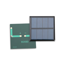 Load image into Gallery viewer, 1pc 2V 3V 50mA 100mA 125mA Mono/polycrystalline solar panel /solar cell battery module Epoxy board PET power generation board
