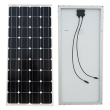 Load image into Gallery viewer, 200W Tempered Glass Solar Panel Kit 2pcs 100W Rigid Painel Windproof Anti-snow Anti-hail PV Panels Solar System
