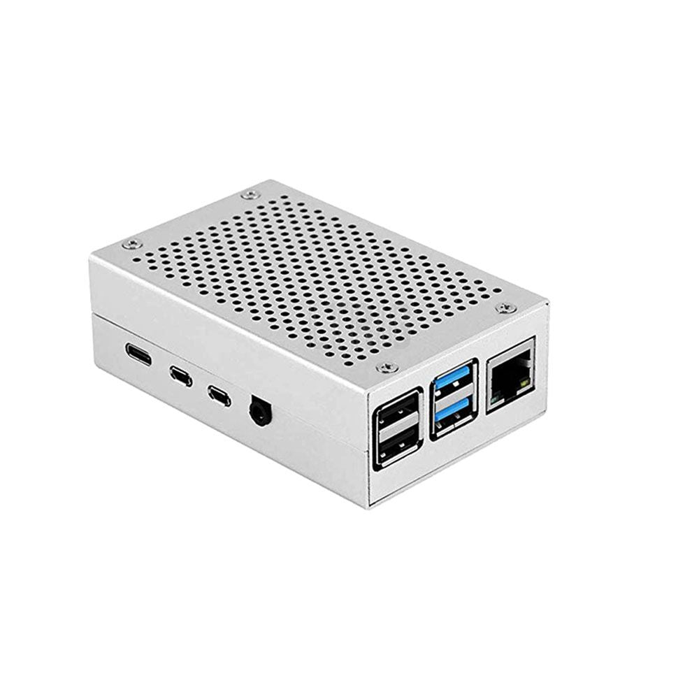 Raspberry Pi 4 Aluminum Case Box with high efficient cooling for Raspberry Pi 4 Enclosure Alup4 LT-4B308