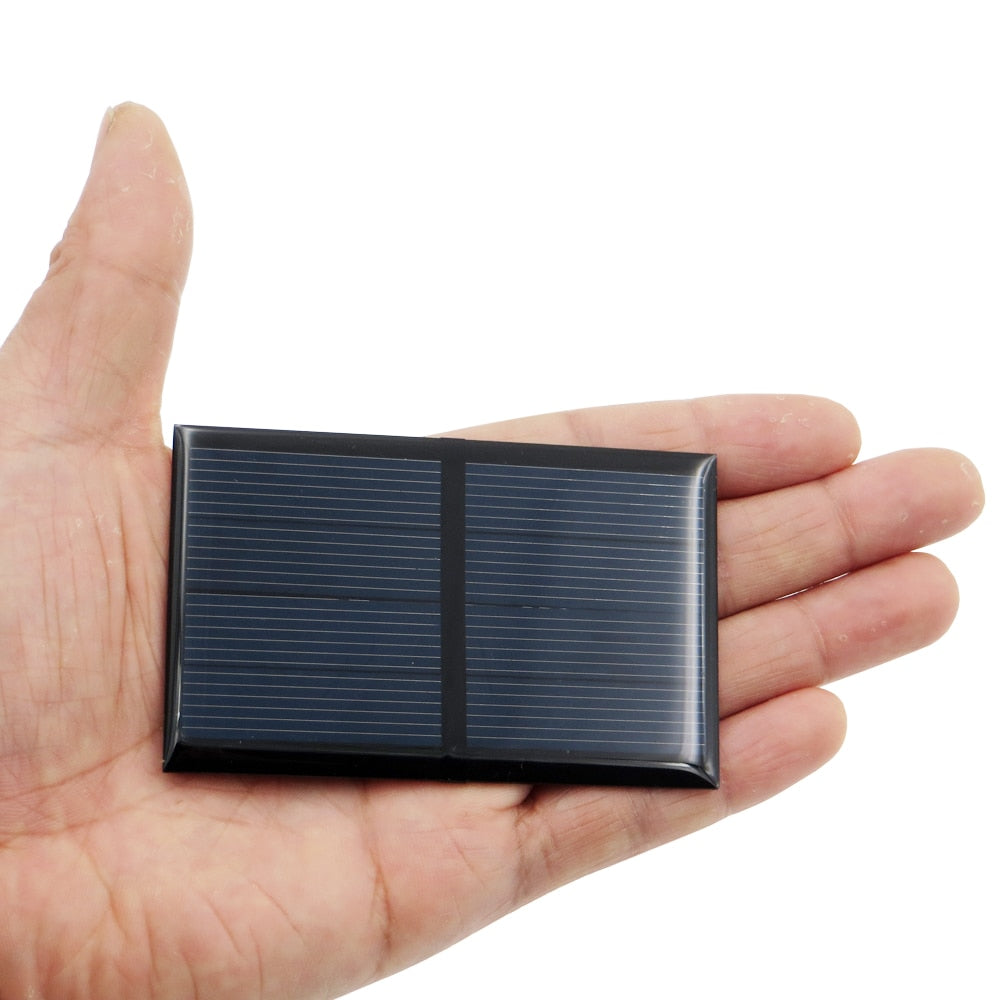 2V 300mA 0.6Watt Solar Panel Standard Epoxy Polycrystalline Silicon DIY Battery Power Charge Module Mini Solar Cell toy