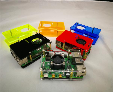 Raspberry Pi Acrylic case for Raspberry Pi Model 4 B/3B+/3B LT-4B04