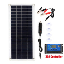 Load image into Gallery viewer, 300W Solar Panel Kit Complete 12V USB With 10-60A Controller Solar Cells for Car Yacht RV Boat Moblie Phone Battery Charger
