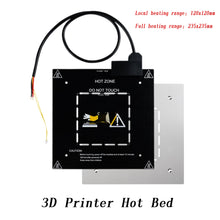 Load image into Gallery viewer, 3D Printer Heated Bed Kit 24V Hot Bed MK3 Aluminum Plate 235x235x3 Support Local Heating For Ender3 V2 BLU-3
