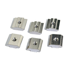 Load image into Gallery viewer, 3D Printer Parts M3 M4 M5 M6 M8  T Block Square nuts T-Track Sliding Hammer Nut for Fastener Aluminum Profile  3030 4040 4545
