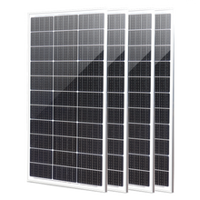 Load image into Gallery viewer, 400W 300W 200W Tempered Glass Solar Panel Kit 18V 100W Aluminum Frame Rigid Glass Windproof Anti-snow Anti-hail PV Panels
