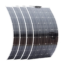 Load image into Gallery viewer, 4PCS 120W 18V Solar Panel Kit Monocrystalline Flexible Paneles Solares 12V/24V Battery Charger Home RV Solar Plate PV Panels
