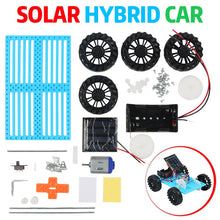 Load image into Gallery viewer, 5 Set STEM Science Experiment Kit with Solar Hybrid Car Doodle Robot kit， Diy electronic kit Educational Gift for Boy
