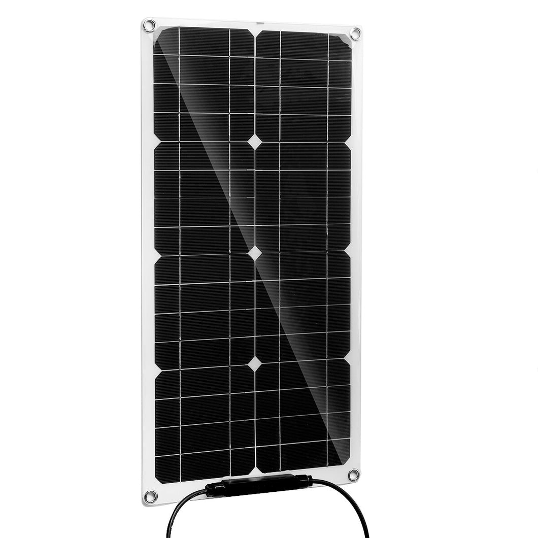 600W Solar Panel Kit 12V USB Charging Solar Cell Board for Phone RV Car MP3 PADWaterproof Outdoor Battery Supply 30A Controller