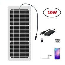 Load image into Gallery viewer, Portable Solar Panel Kit 20W 10W 18V Flexible Panels Solar Charger Outdoor Travel Camping Mobile Phone Solar Charging Board
