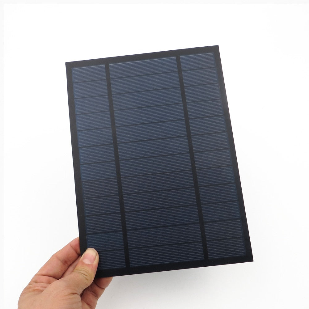 6V 1000mA 6Watt 6W Solar Panel Standard Epoxy polycrystalline Silicon DIY Battery Power Charge Module Mini Solar Cell toy
