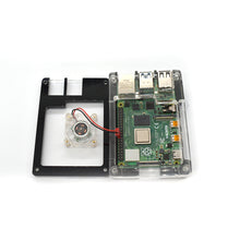Load image into Gallery viewer, Raspberry pi 4 Case With LED light Acrylic Case Light Fan Transparent Clear Colorful raspberry pi Light Case LT-4A08
