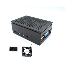 Load image into Gallery viewer, Customized raspberry PI 4 case Model B+ Acrylic case + CPU cooling fan compatible raspberry PI 4 LT-4A04
