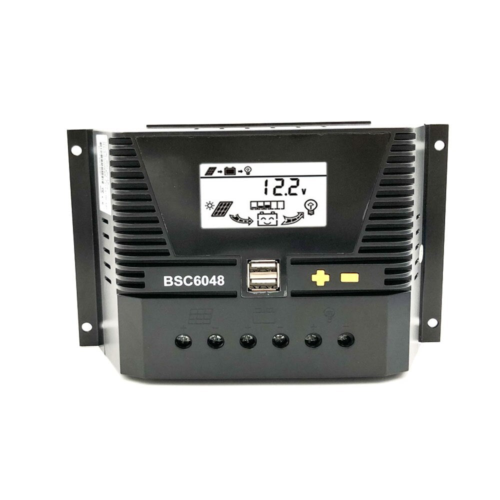 80A/60A/30A/20A/Solar Charge controller 12V 24V 36V 48V Auto Backlight LiFePO4 lithium Battery 3.2V 3.7