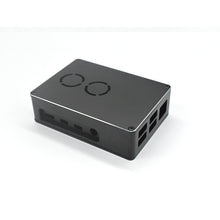 Load image into Gallery viewer, aluminum alloy Raspberry Pi 4 case pi 4B  custom case black,  double  fan cooled LT-4BA09
