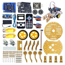 Load image into Gallery viewer, Arduino Intelligent Robot Car Kit Mechanical Arm Remote Control Grab Car Kit

