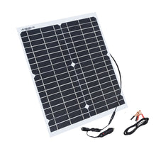 Load image into Gallery viewer, flexible solar panel 20w 18V panels solar cells module DC for car yacht light RV 12v battery boat 5v outdoor charger
