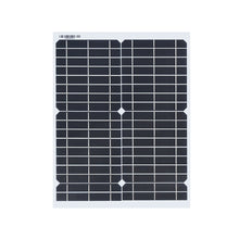 Load image into Gallery viewer, flexible solar panel 20w 18V panels solar cells module DC for car yacht light RV 12v battery boat 5v outdoor charger
