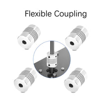 Load image into Gallery viewer, CNC Motor Jaw Shaft Coupler 5mm To 8mm Flexible Coupling OD 19x25mm wholesale Dropshipping 3/4/5/6/8/10mm for T8 lead screw
