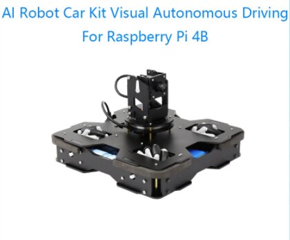 Custom AI Robot Car Kit Visual Autonomous Driving For Raspberry Pi 4B
