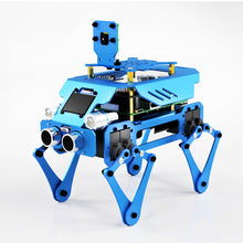 Load image into Gallery viewer, Education Robot Steam Science and Education Raspberry Pi Connecting Shaft Robot Three-in-One Aluminum Alloy Robot Dog

