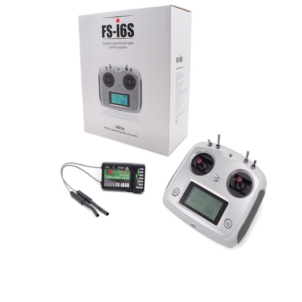 F17905 FS-i6S 2.4G 10CH AFHDS Touch Screen Transmitter + FS-iA6B 6CH Receiver Throttle Mode DIY RC Multicopter